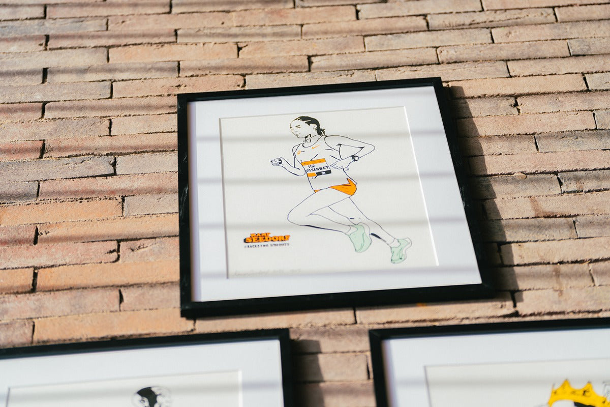 Print Letesenbet Gidey – Limited Edition - NN Running Team x Kamp Seedorf