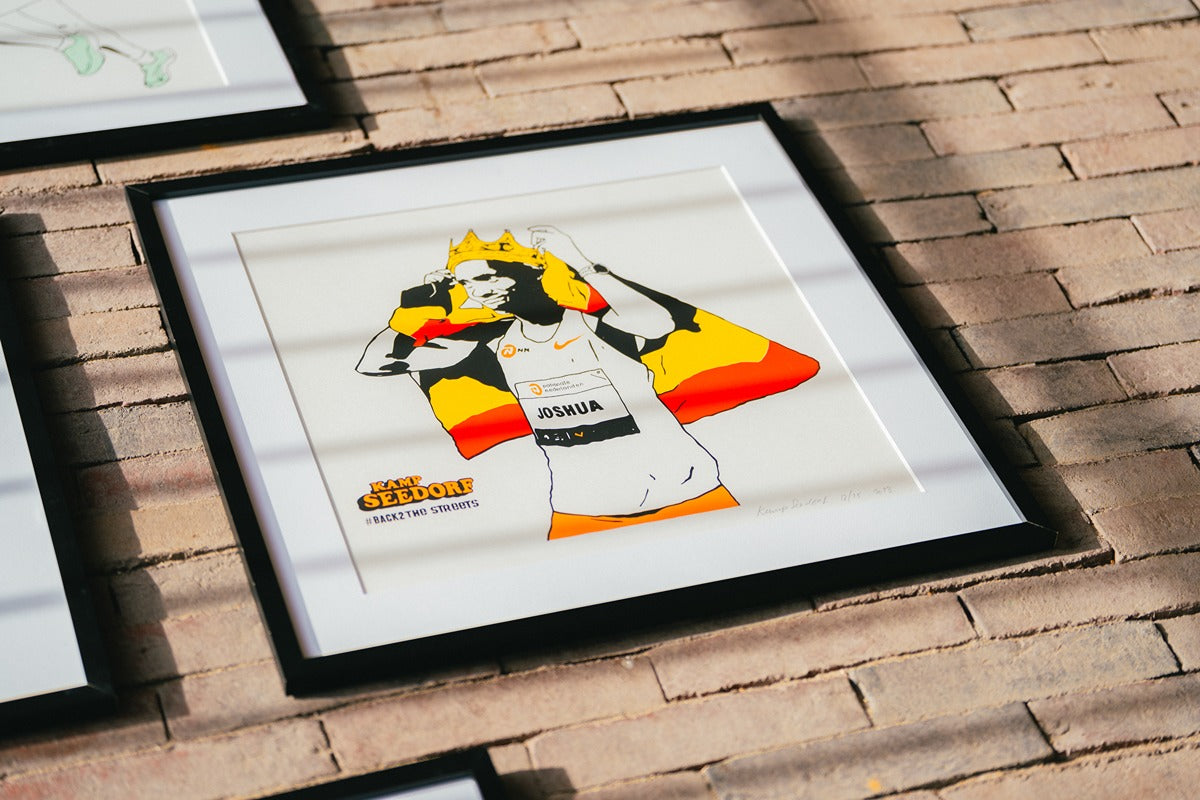 Print Joshua Cheptegei – Limited Edition - NN Running Team x Kamp Seedorf