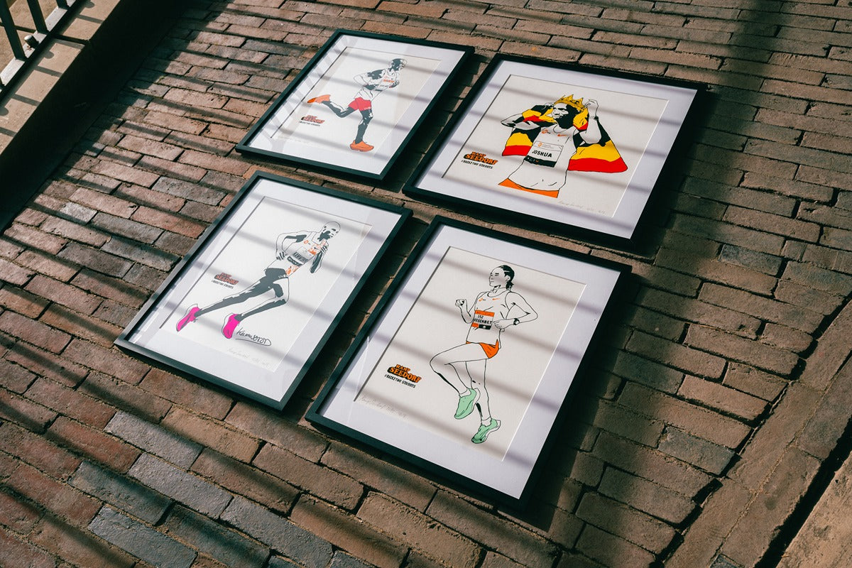 Print Eliud Kipchoge – Limited Edition - NN Running Team x Kamp Seedorf