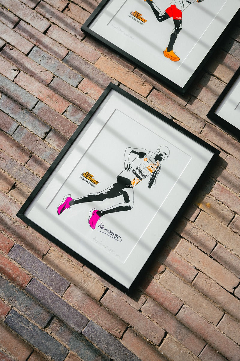 Print Geoffrey Kamworor – Limited Edition - NN Running Team x Kamp Seedorf