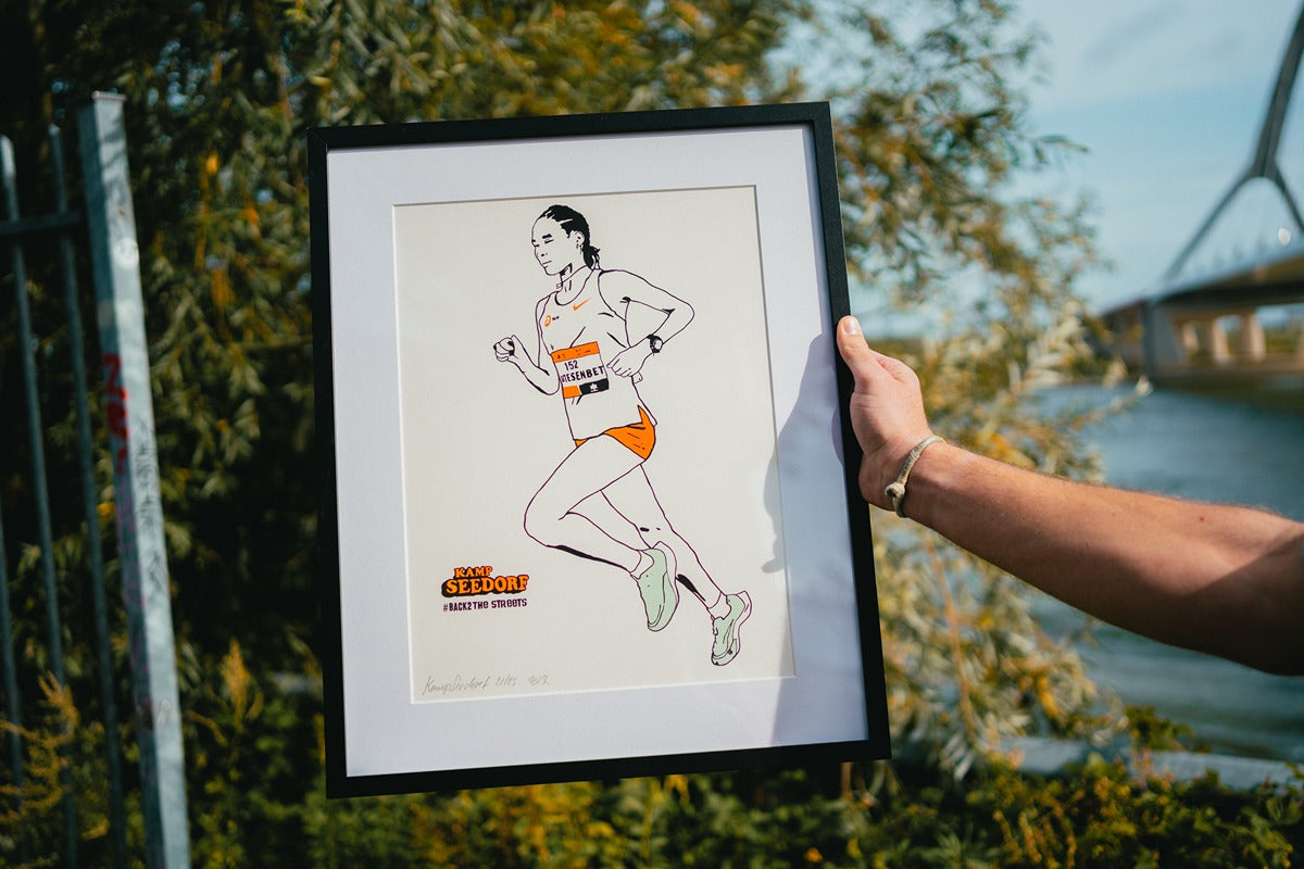 Print Letesenbet Gidey – Limited Edition - NN Running Team x Kamp Seedorf