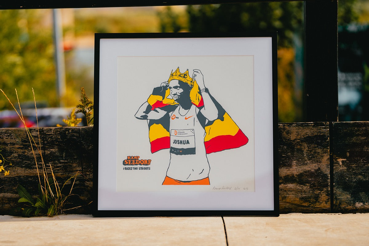 Print Joshua Cheptegei – Limited Edition - NN Running Team x Kamp Seedorf
