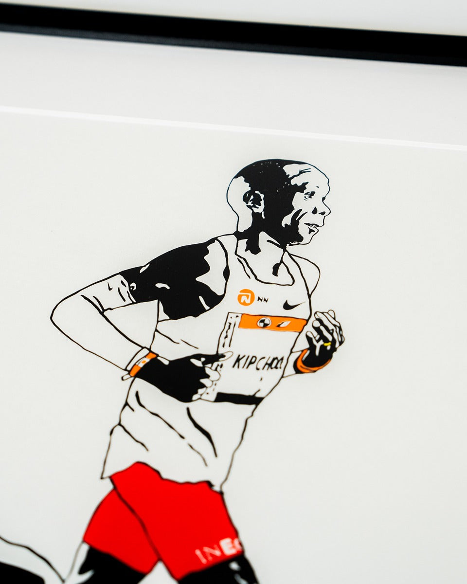 Print Eliud Kipchoge – Limited Edition - NN Running Team x Kamp Seedorf