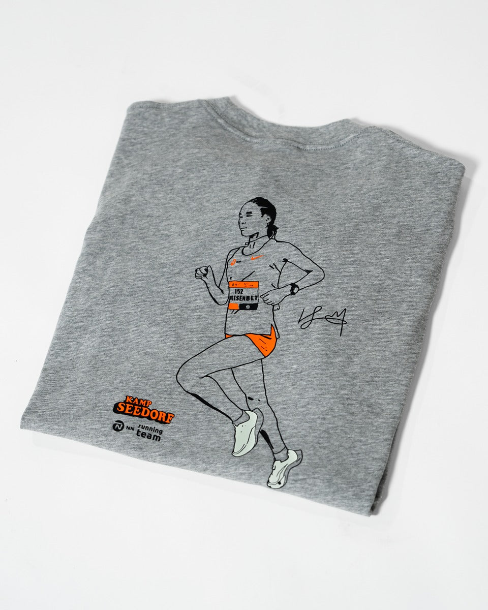 T-Shirt Letesenbet Gidey – Limited Edition - NN Running Team x Kamp Seedorf