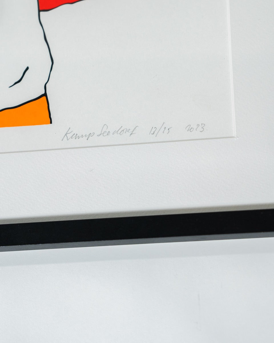 Print Joshua Cheptegei – Limited Edition - NN Running Team x Kamp Seedorf