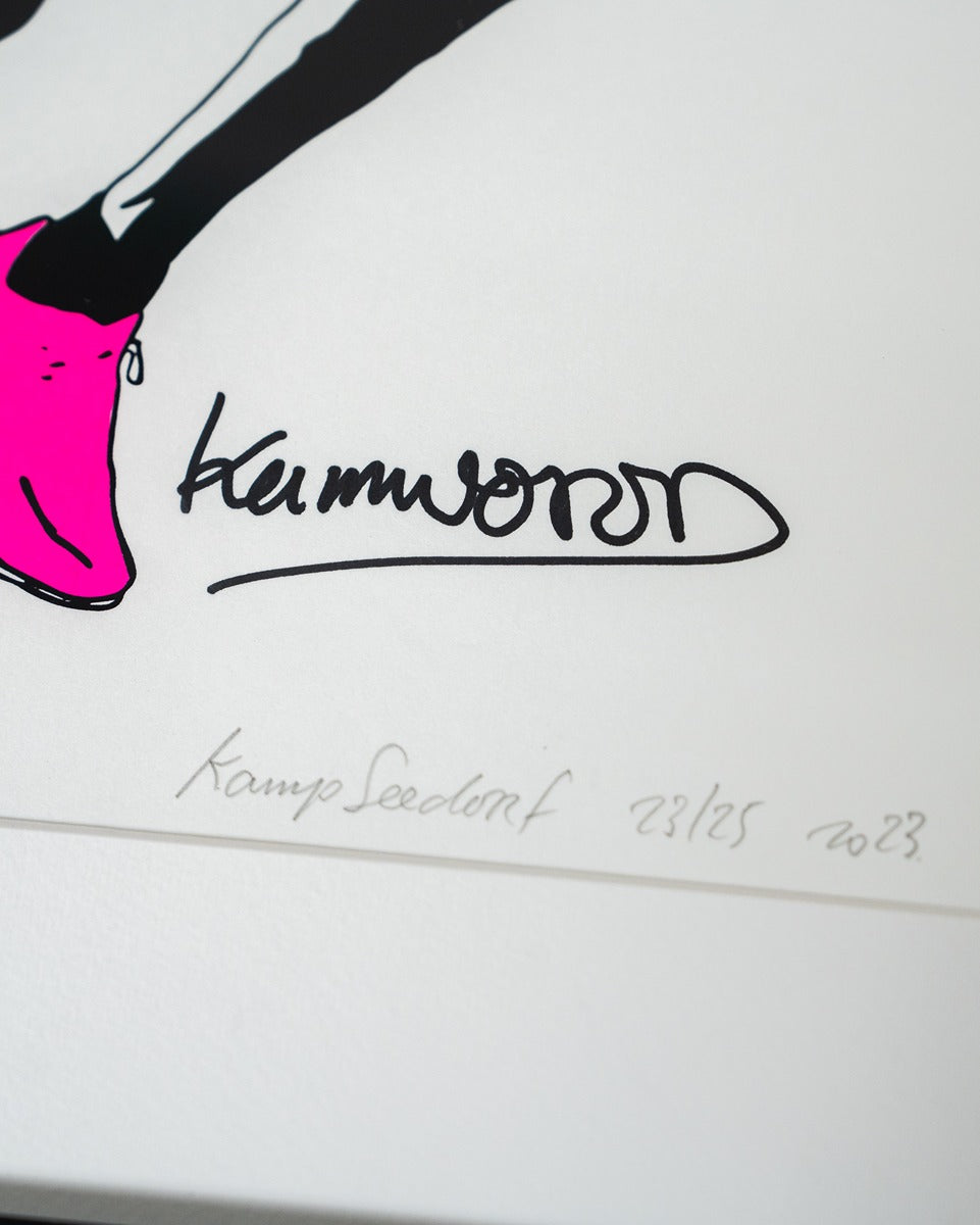 Print Geoffrey Kamworor – Limited Edition - NN Running Team x Kamp Seedorf