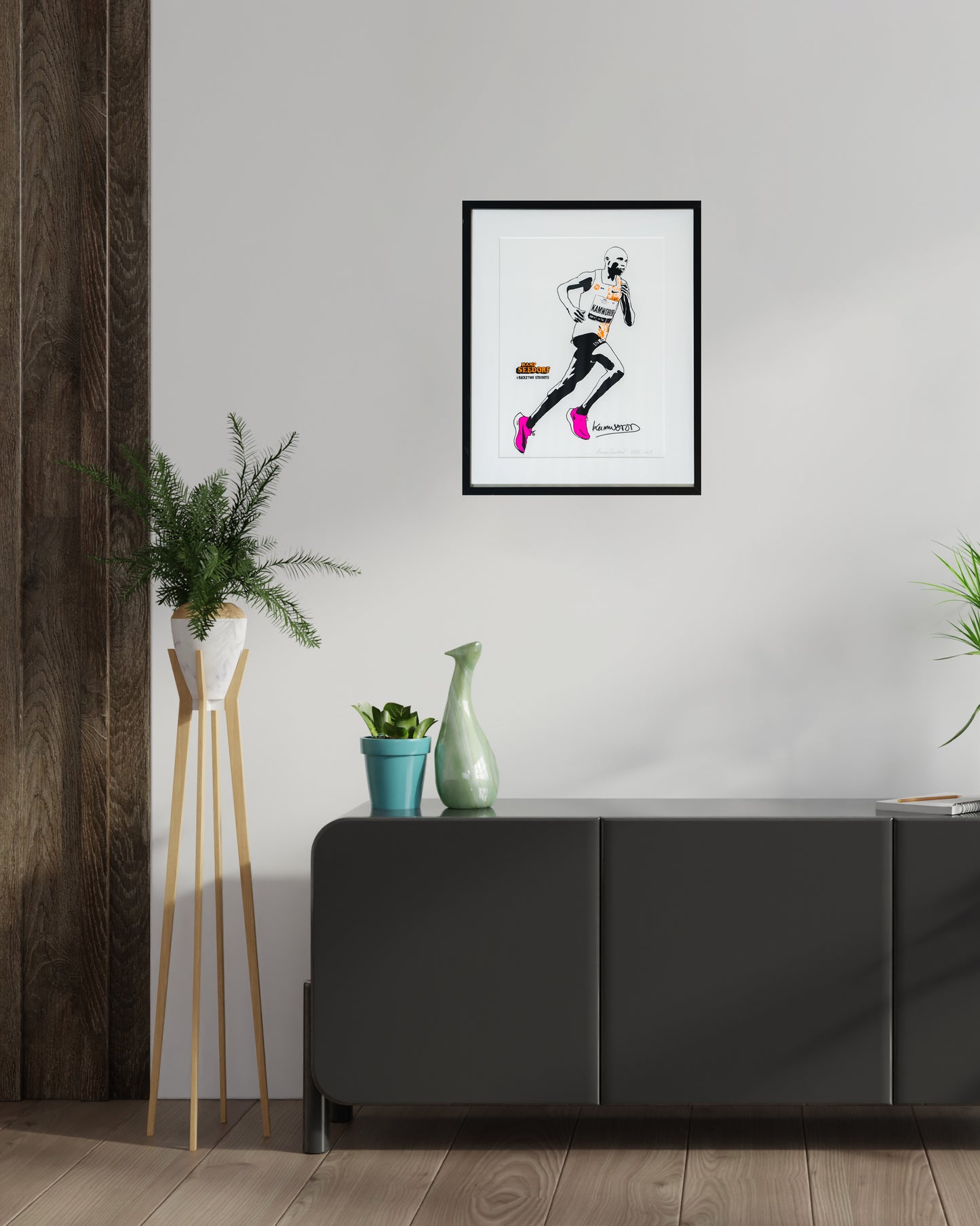 Print Geoffrey Kamworor – Limited Edition - NN Running Team x Kamp Seedorf