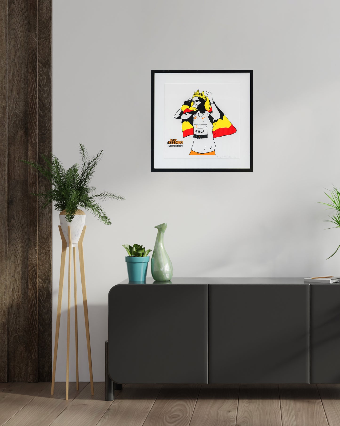 Print Joshua Cheptegei – Limited Edition - NN Running Team x Kamp Seedorf