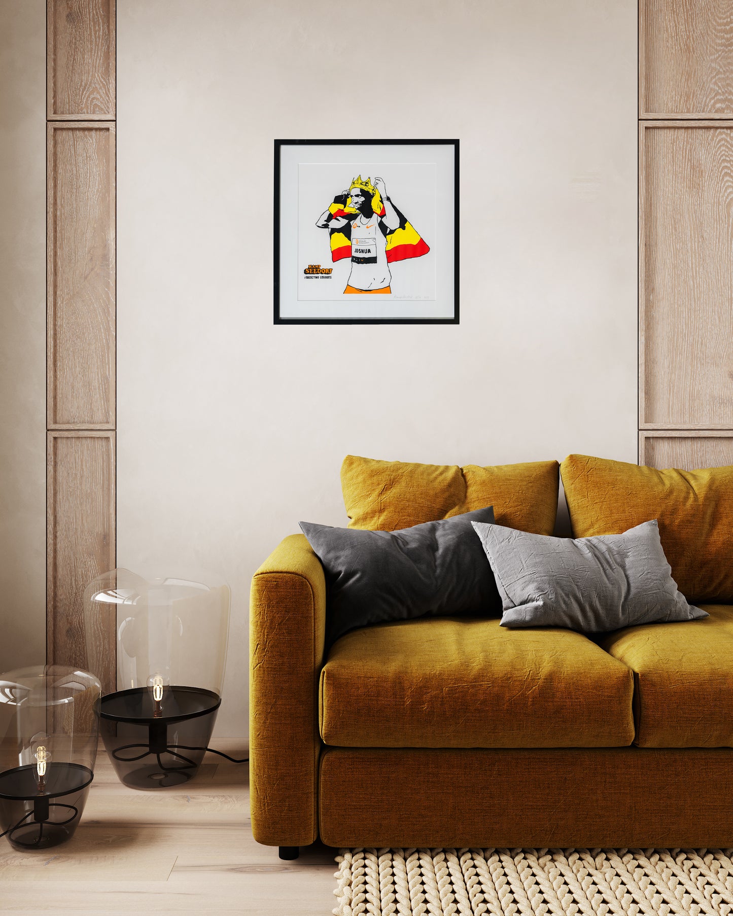 Print Joshua Cheptegei – Limited Edition - NN Running Team x Kamp Seedorf