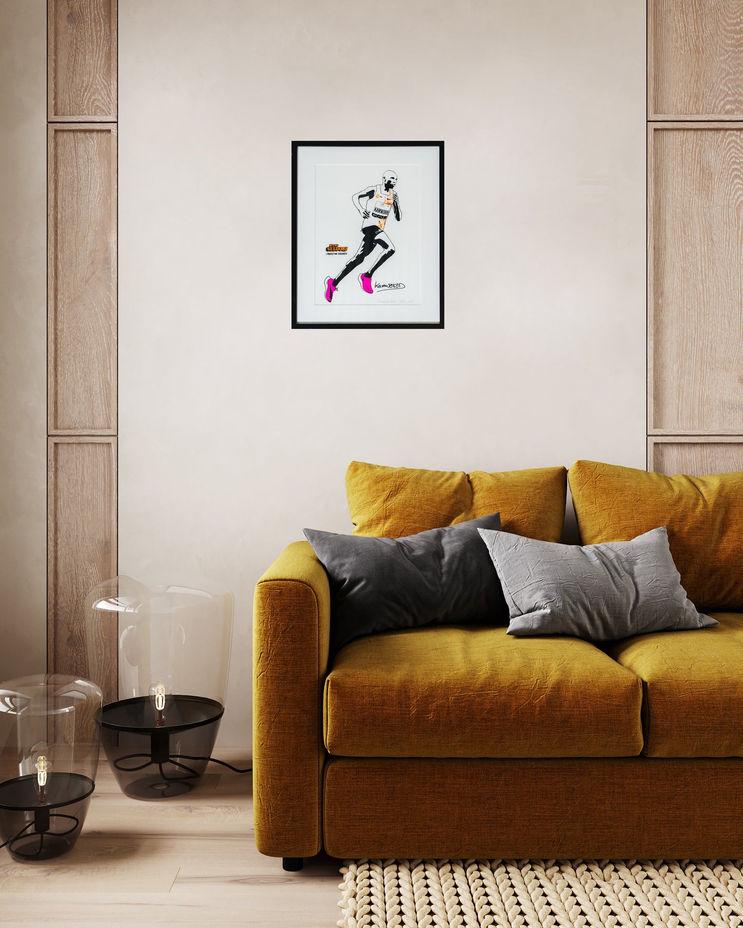 Print Geoffrey Kamworor – Limited Edition - NN Running Team x Kamp Seedorf