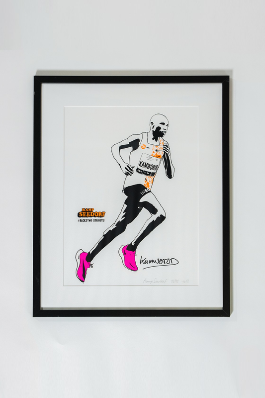 Print Geoffrey Kamworor – Limited Edition - NN Running Team x Kamp Seedorf