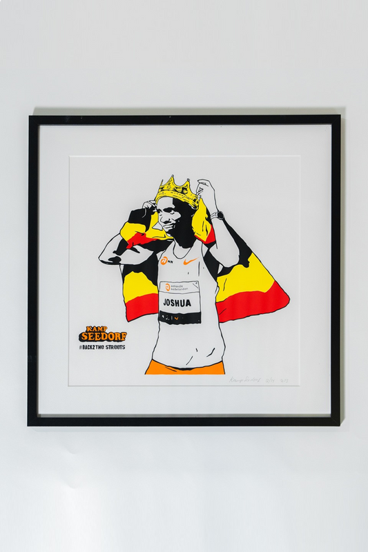 Print Joshua Cheptegei – Limited Edition - NN Running Team x Kamp Seedorf