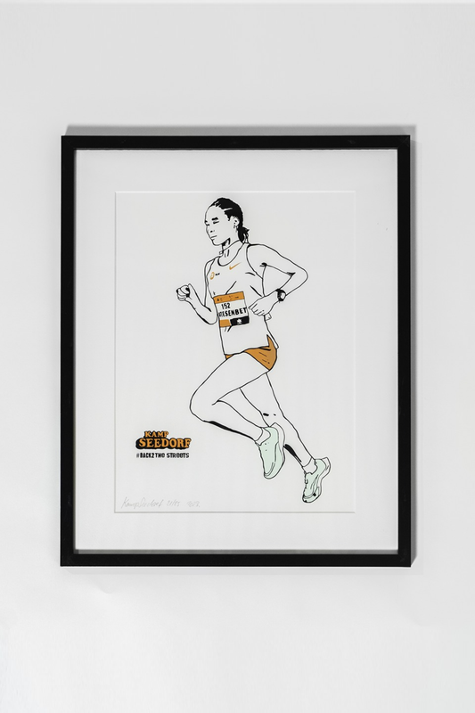 Print Letesenbet Gidey – Limited Edition - NN Running Team x Kamp Seedorf