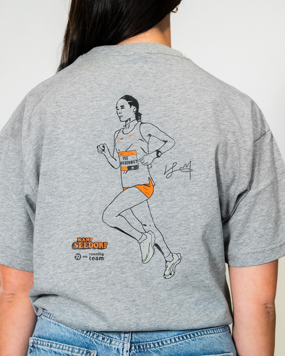T-Shirt Letesenbet Gidey – Limited Edition - NN Running Team x Kamp Seedorf