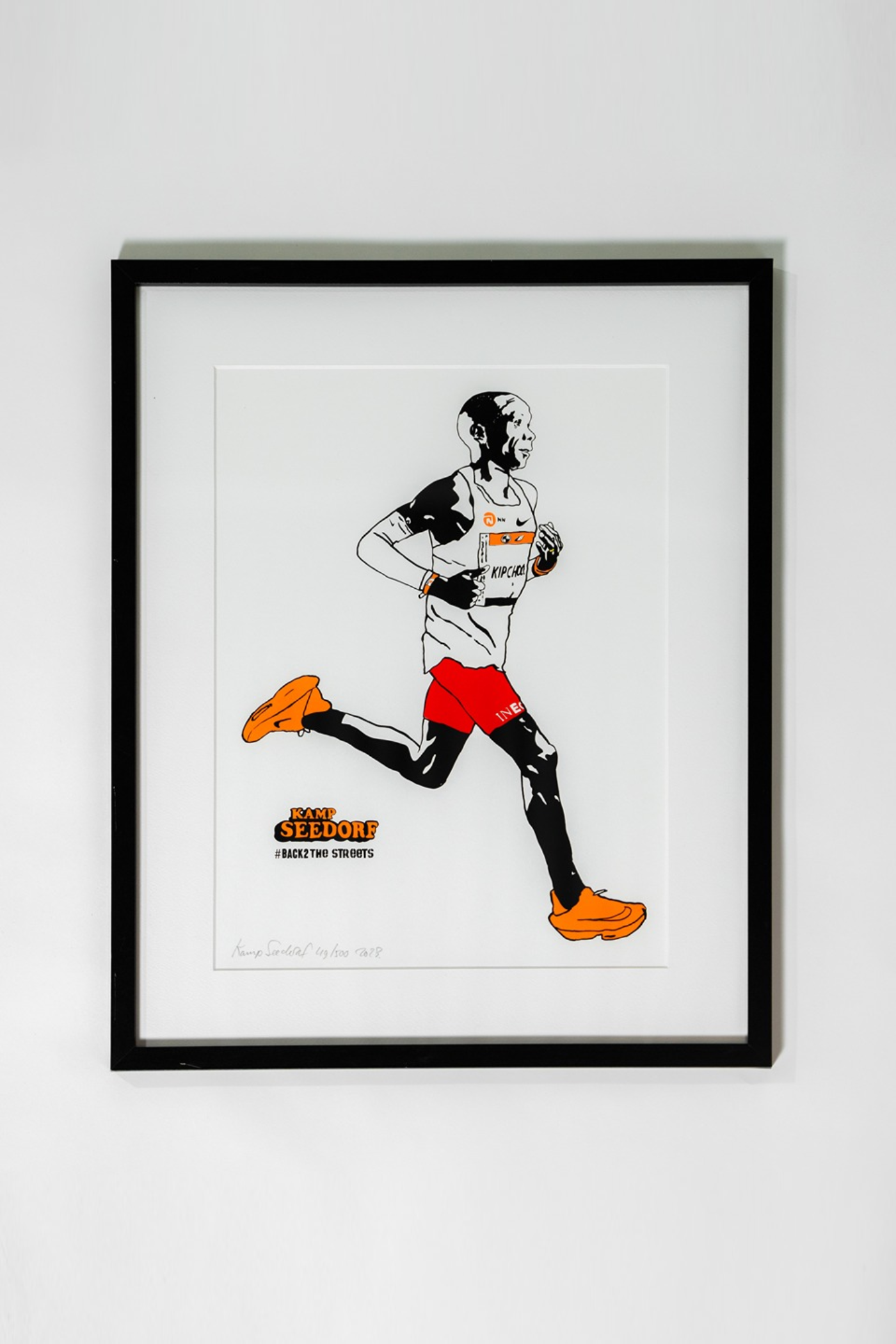 Print Eliud Kipchoge – Limited Edition - NN Running Team x Kamp Seedorf